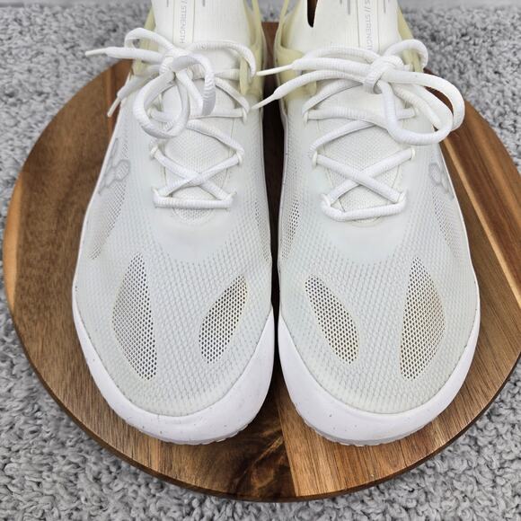 Vivobarefoot Men 44 Motus Strength Bright White Grey Minimalist Training Shoe - Picture 6 of 12